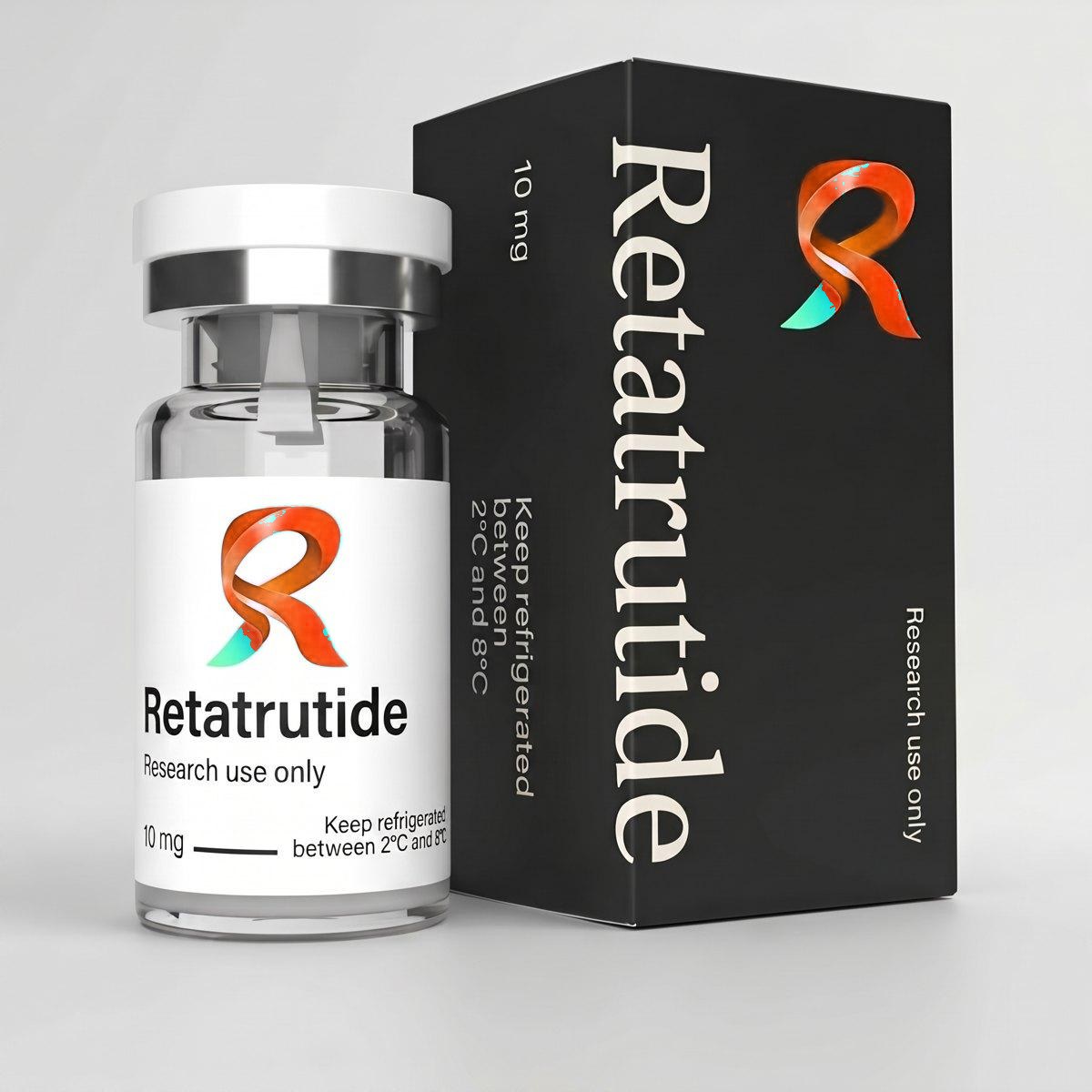 Retatrutide vial and box